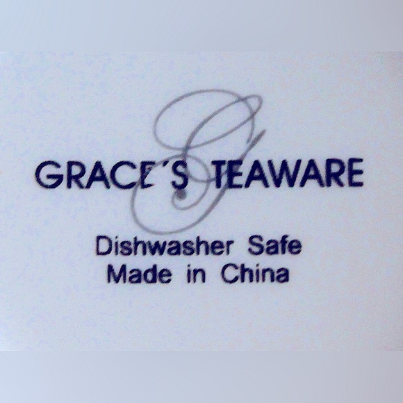 GRACES TEAWARE CUP SAUCER SET NEW PORCELAIN - Picture 12 of 12